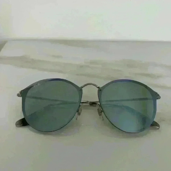 Ray-Ban Silver and Green Sunglasses main image 9